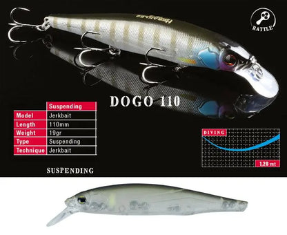 Vobler Herakles Dogo 110sp 11cm 19gr Ghost Ayu