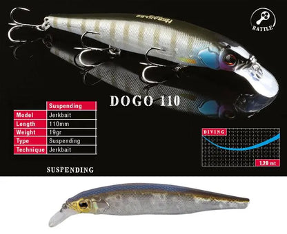 Vobler Herakles Dogo 110sp 11cm 19gr Alburno Flash