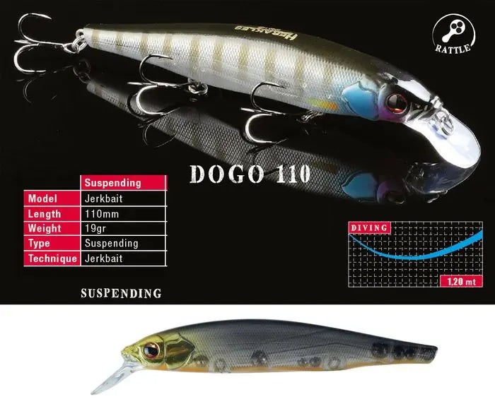Vobler Herakles Dogo 110sp 11cm 19gr Skull
