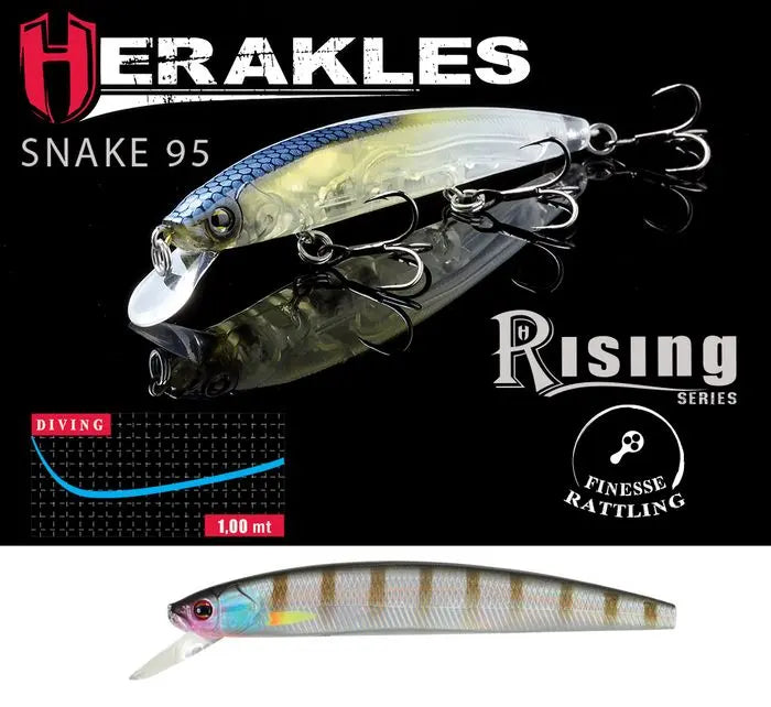 Vobler Herakles Snake 95sp 9.5cm 9gr Perch