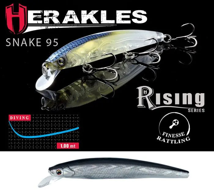Vobler Herakles Snake 95sp 9.5cm 9gr Shad