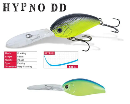 Vobler Herakles Hypno-dd F 6.3cm 20.5gr Blue Back Chartreuse