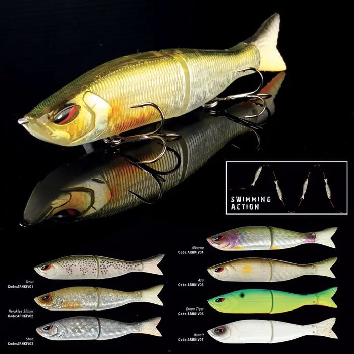 Swimbait Herakles S-swim S 16cm 49gr Green Tiger