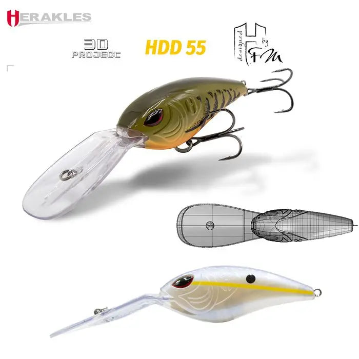 Vobler Herakles Hdd 55f 7.0cm 27gr Sexy Shad