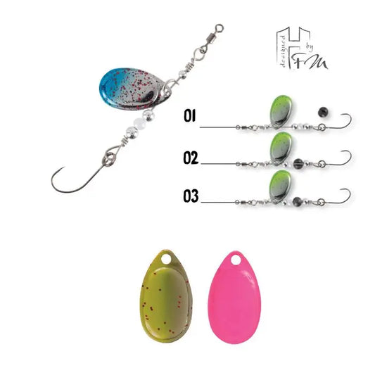 Rotativa Herakles Clever Spin 1.5gr Culoare 31 Rainbow