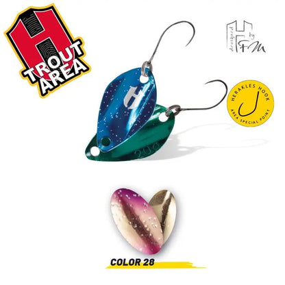 Oscilanta Herakles Ruck Spoon 2.0gr Culoare 28 Golden Trout
