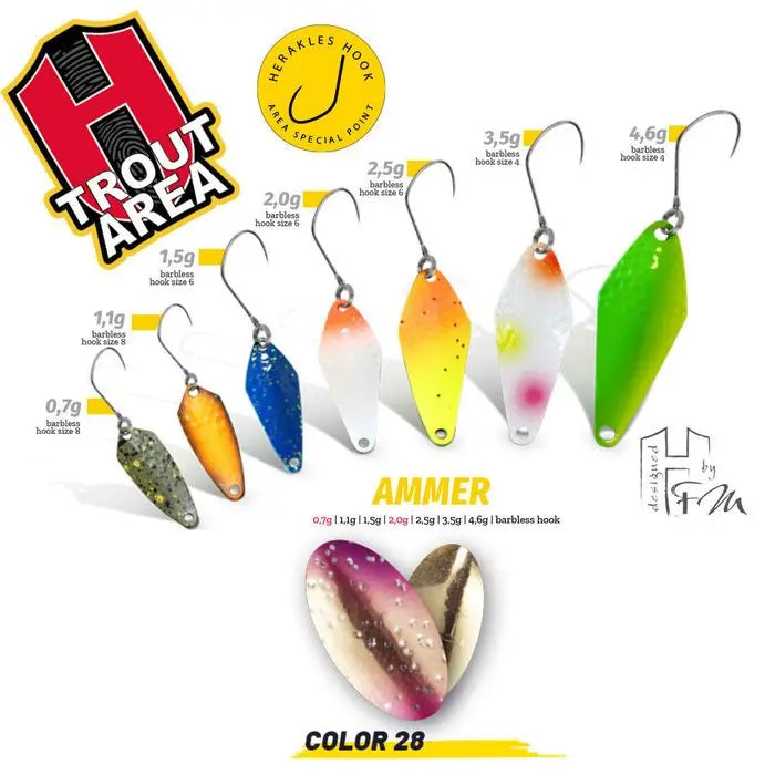 Oscilanta Herakles Ammer 4.6gr Culoare 28 Golden Trout