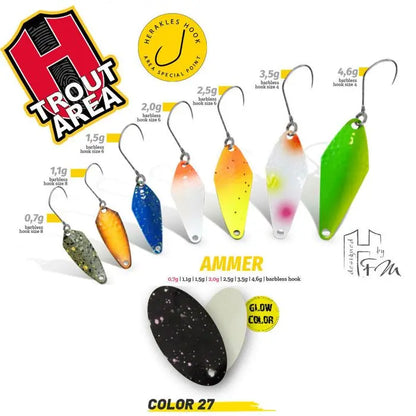 Oscilanta Herakles Ammer 3.5gr Culoare 27 Black Glow