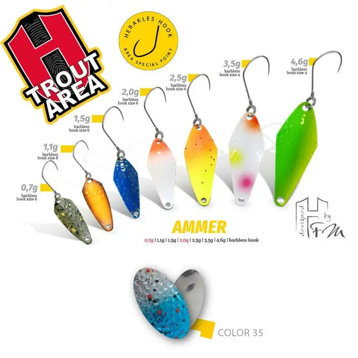 Oscilanta Herakles Ammer 3.5gr Culoare 35 Skynet Silver