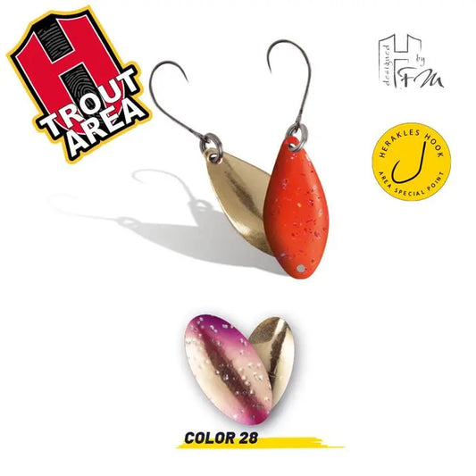 Oscilanta Herakles Spike 1.0gr Culoare 28 Golden Trout