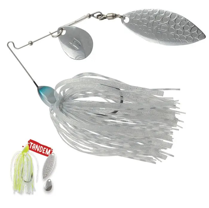 Spinnerbait Herakles Flatter Tandem 1/4oz 7gr Chartreuse/white