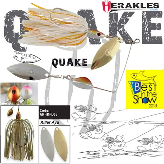 Spinnerbait Herakles Quake 5/8oz 17.5gr Killer Ayu