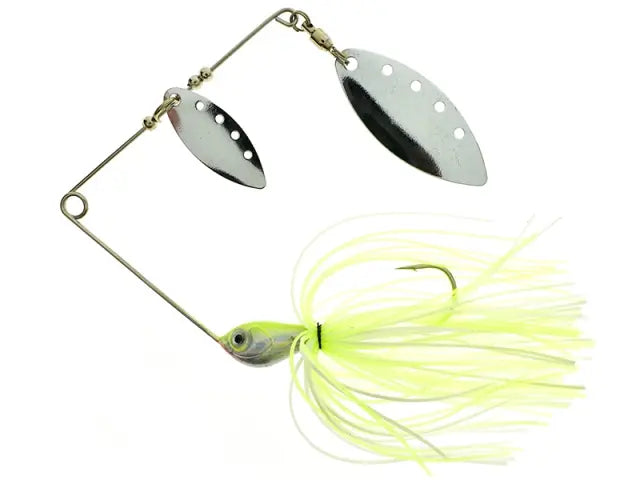 RTB Dual Blade Spinnerbait 16g Chartreuse Silver Glitter Chartreuse Silver Glitter