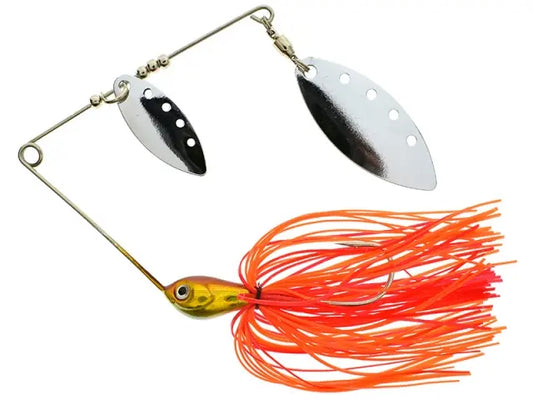 RTB Dual Blade Spinnerbait 16g Orange Glitter Orange Glitter