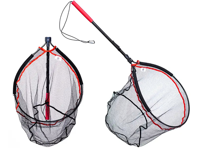 Minciog RTB Full Carbon Landing Net Black and Red 120cm 50 x 60cm