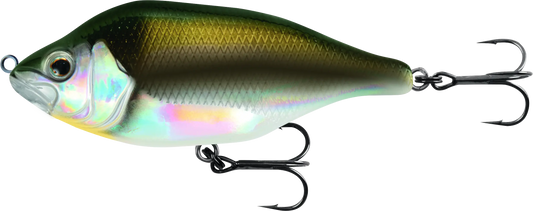 Fox Rage Hitcher Jerk &amp; Twitch 80mm lipless sinking UV Real Shiner 36g.
