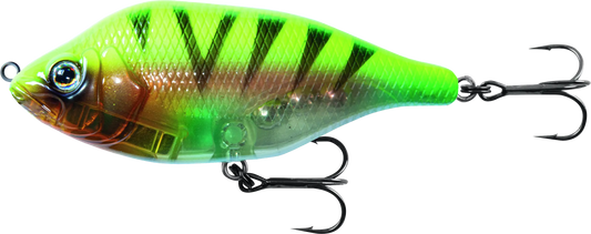 Fox Rage Hitcher Jerk &amp; Twitch 80mm lipless sinking UV Sun Tiger 21g.
