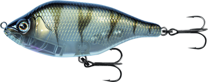 Fox Rage Hitcher Jerk &amp; Twitch 80mm lipless sinking UV Striped Shiner 38g.