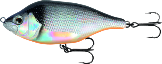 Fox Rage Hitcher Jerk &amp; Twitch 80mm lipless sinking UV Silver Baitfish 21g.