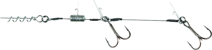Fox Rage Ti Pro Harness Double 20-25cm Size 1/0 8g 26g.