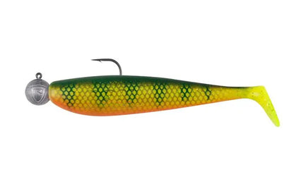Fox Rage Bulk Loaded Zander Pro Shad 12cm UV Natural Perch 4/0 50g 30pcs