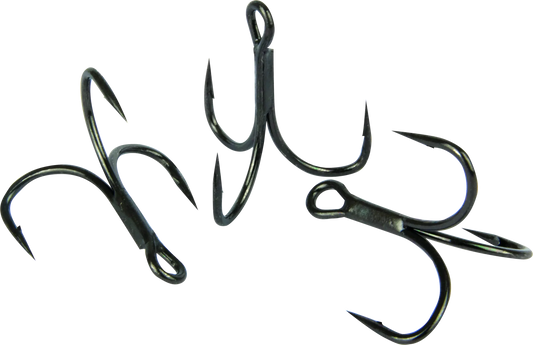 Fox Rage Predator Powerpoint X-Strong Trebles Semi-Barbed Size 4 8pcs 20g.
