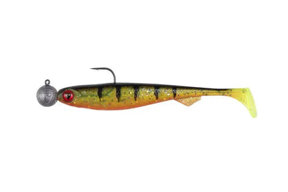 Fox Rage Bulk Loaded Slick Shad 13cm UV UV Perch 4/0 15g 30pcs