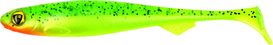 Fox Rage Slick Shad Packs 9cm 3.5in UV Lemontiger 5pcs 40g.