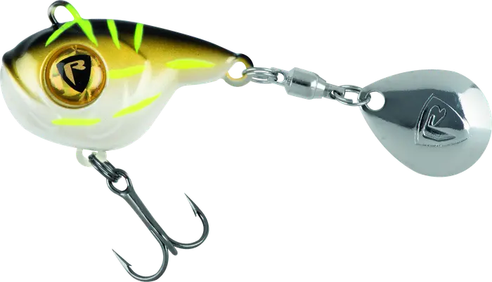 Fox Rage Big Eye Spin Tail 14g Black &amp; Gold 23g.