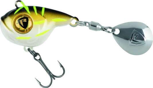 Fox Rage Big Eye Spin Tail 20g Black &amp; Gold 30g.