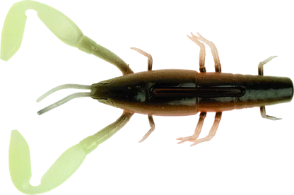 Fox Rage Critter 7cm 2.72in UV Hot Olive 50pcs 3g.