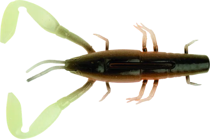 Fox Rage Critter 9cm 3.5in UV Hot Olive 40pcs 6g.