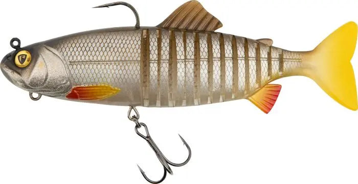 Fox Rage Jointed Replicant 20cm 8in 120g UV Silver Ghost 140g.