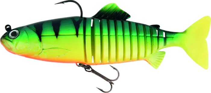 Fox Rage Jointed Replicant 20cm 8in 120g UV Firetiger 136g.