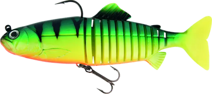 Fox Rage Jointed Replicant 20cm 8in 120g UV Firetiger 136g.