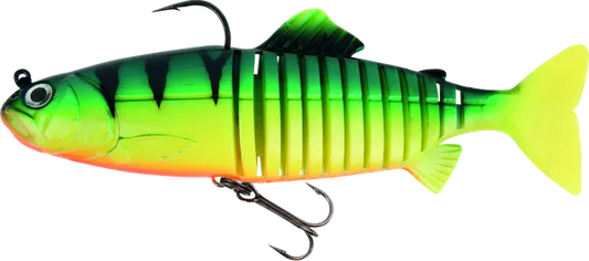 Fox Rage Jointed Replicant 15cm 6in 60g UV Firetiger 64g.