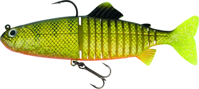 Fox Rage Jointed Replicant 18cm 7in 80g UV Natural Perch 96g.