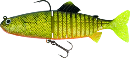 Fox Rage Jointed Replicant 15cm 6in 60g UV Natural Perch 66g.