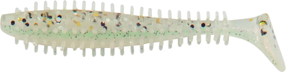 Fox Rage Spikey Shad UV Salt &amp; Pepper 12cm 4.75in 35pcs 10g.