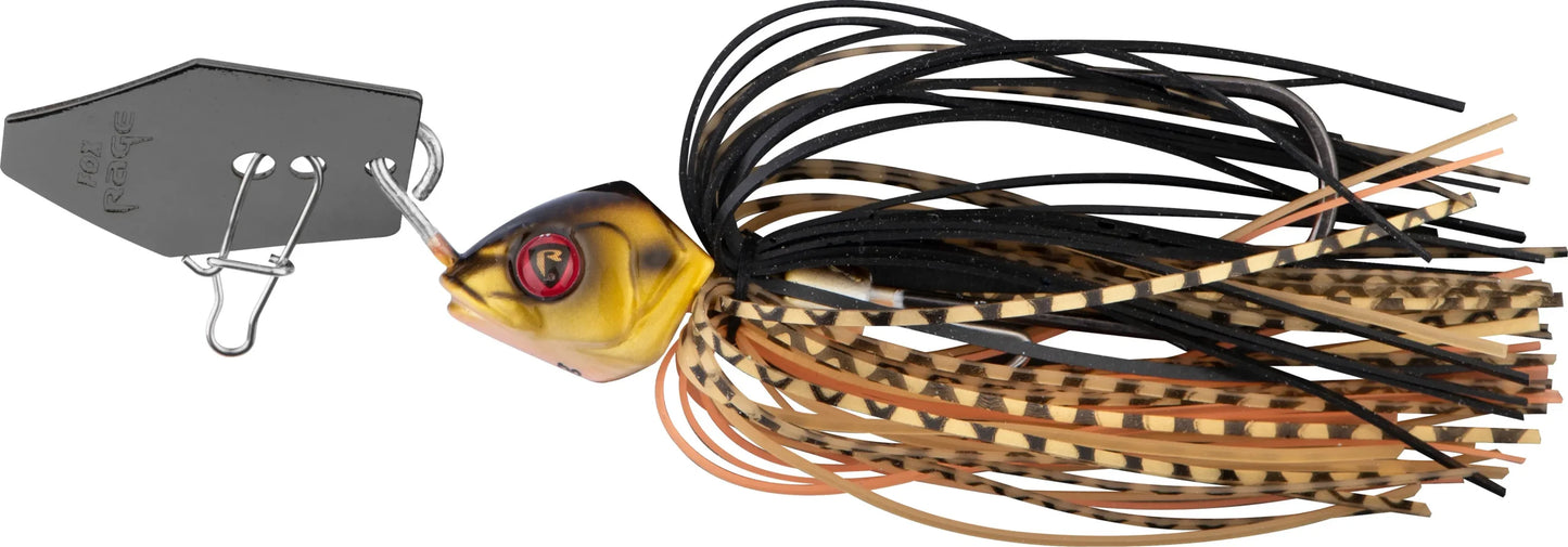 Fox Rage Bladed Jig 28g Black &amp; Gold 40g.