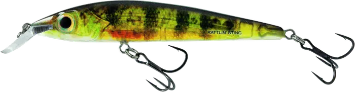 Salmo Rattlin' Sting Suspending 9cm Real Yellow Perch 26g.