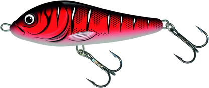 Salmo Rattlin' Slider Sinking 8cm Sinking Red Wake 38g.