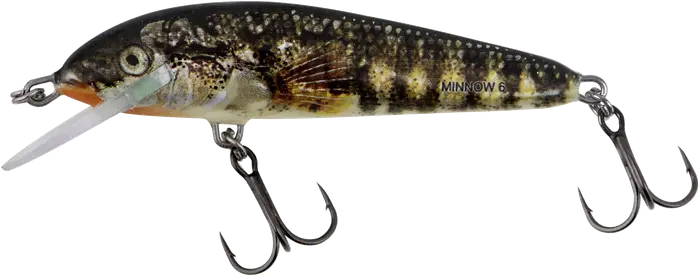 Salmo Minnow Sinking 5cm Holo Stickleback 12g.
