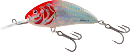 Salmo Hornet Floating 9cm Floating Holo Red Head 58g.