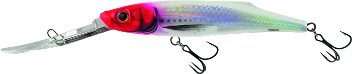 Salmo Freediver Super Deep Runner Floating 12cm Holographic Red Head 50g.