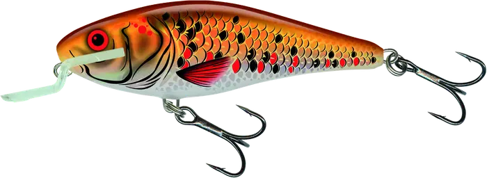 Salmo Executor Shallow Runner 7cm Holographic Golden Back 16g.