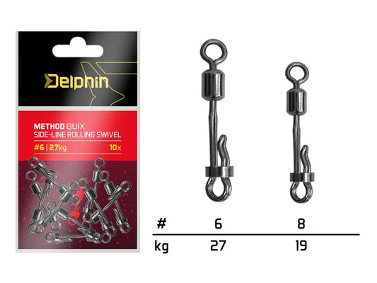 Vârtej Method Delphin QuiX / 10 buc #8/19kg