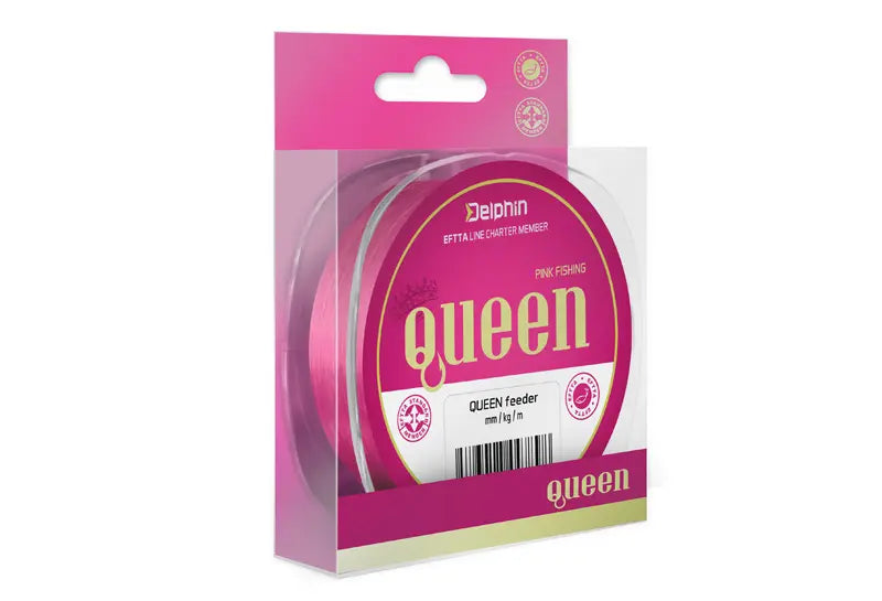 Delphin QUEEN Feeder / roz 0,25mm 5,0kg 300m