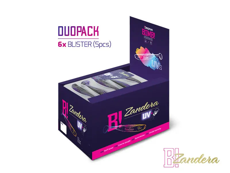 Nălucă Soft Delphin ZANDERA UVs / 5buc 12cm/EPIDEMY