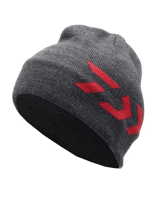 Daiwa Caciula Thermal Grey/Red Beanie